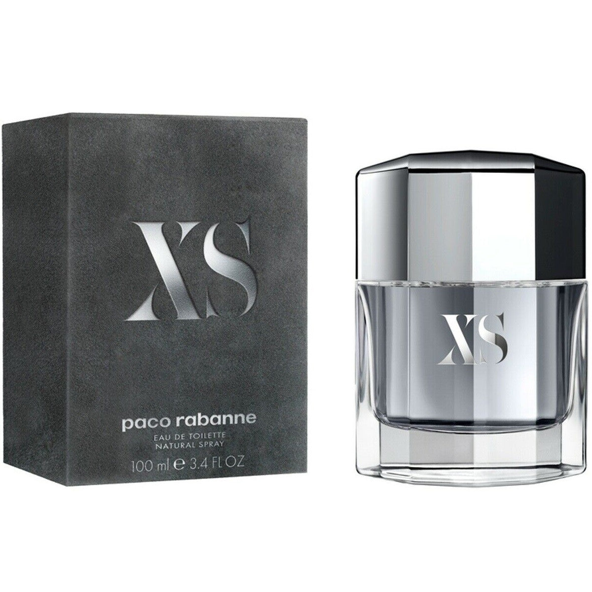 PACO RABANNE XS 3.4 EAU DE TOILETTE SPRAY FOR MEN (NEW PACKAGING)- 100% Authentic