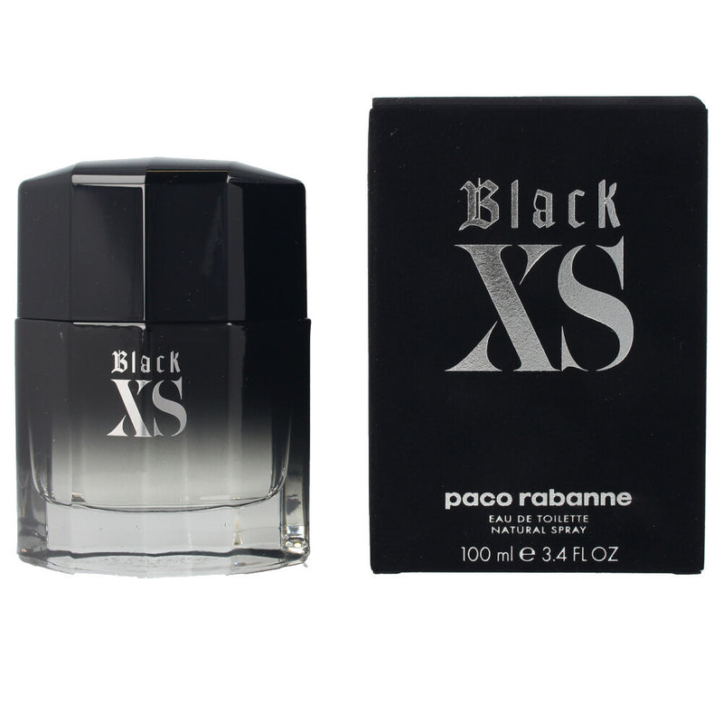 PACO RABANNE BLACK XS 3.4 EAU DE TOILETTE SPRAY FOR MEN- 100% Authentic