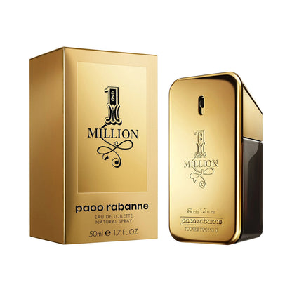 PACO RABANNE ONE MILLION 1.7 EAU DE TOILETTE SPRAY FOR MEN- 100% Authentic
