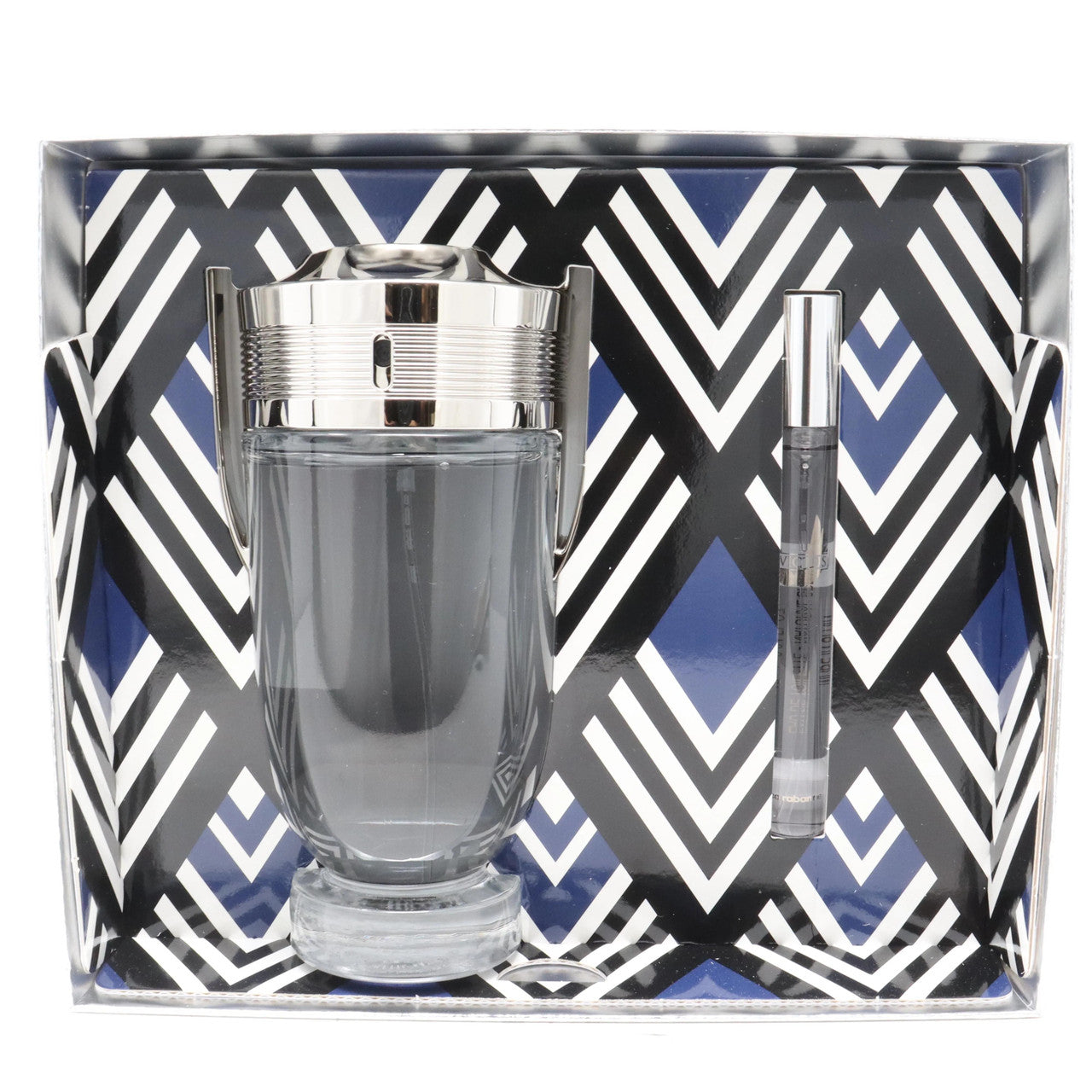 PACO RABANNE INVICTUS 2 PCS SET FOR MEN: 6.7 EAU DE TOILETTE SPRAY + 0.34 EAU DE TOILETTE SPRAY- 100% Authentic