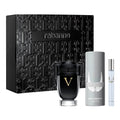 PACO RABANNE INVICTUS VICTORY 3 PCS SET FOR MEN: 3.4 EAU DE PARFUM + 5 OZ DEODORANT SPRAY + 0.34 EAU DE PARFUM (METAL)- 100% Authentic