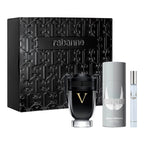 PACO RABANNE INVICTUS VICTORY 3 PCS SET FOR MEN: 3.4 EAU DE PARFUM + 5 OZ DEODORANT SPRAY + 0.34 EAU DE PARFUM (METAL)- 100% Authentic