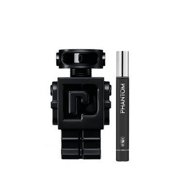 PACO RABANNE PHANTOM PARFUM 2 PCS SET FOR MEN: 5 OZ PARFUM SPRAY + 0.33 OZ PARFUM SPRAY- 100% Authentic