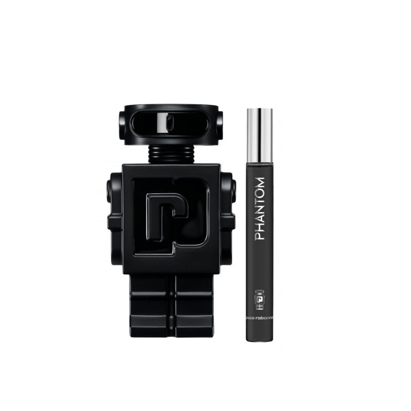 PACO RABANNE PHANTOM PARFUM 2 PCS SET FOR MEN: 5 OZ PARFUM SPRAY + 0.33 OZ PARFUM SPRAY- 100% Authentic