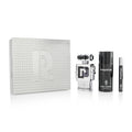 PACO RABANNE PHANTOM 3 PCS SET FOR MEN: 3.3 EAU DE TOILETTE SPRAY + 5 OZ DEODORANT SPRAY + 0.33 EAU DE TOILETTE SPRAY- 100% Authentic