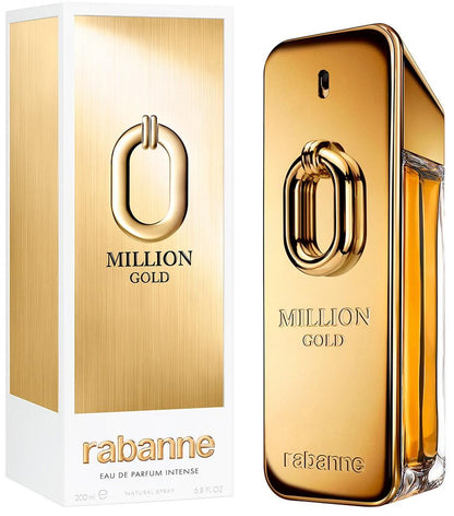 PACO RABANNE MILLION GOLD 6.8 EAU DE PARFUM INTENSE SPRAY FOR MEN- 100% Authentic