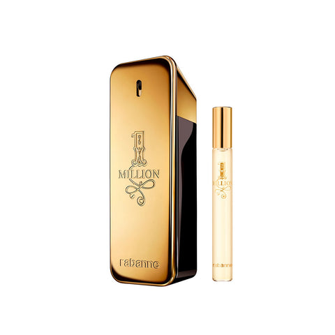 PACO RABANNE ONE MILLION 2 PCS SET FOR MEN: 6.8 EAU DE TOILETTE SPRAY + 0.34 EAU DE TOILETTE SPRAY..- 100% Authentic