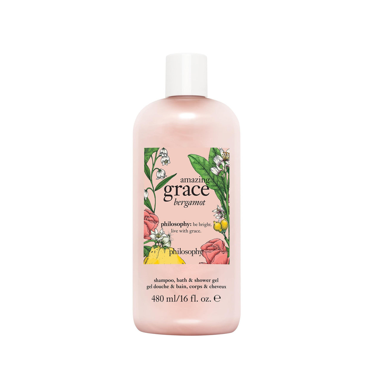 PHILOSOPHY AMAZING GRACE BERGAMOT 16 OUNCES SHAMPOO, BATH & SHOWER GEL- 100% Authentic