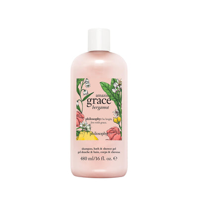 PHILOSOPHY AMAZING GRACE BERGAMOT 16 OUNCES SHAMPOO, BATH & SHOWER GEL- 100% Authentic