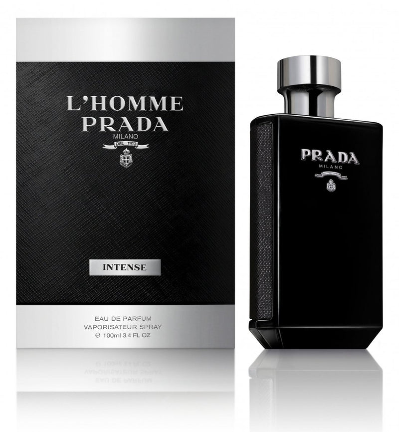 PRADA L'HOMME INTENSE 3.4 EAU DE PARFUM SPRAY- 100% Authentic