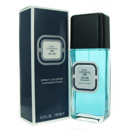 ROYAL COPENHAGEN MUSK 3.4 EAU DE COLOGNE SPRAY FOR MEN- 100% Authentic