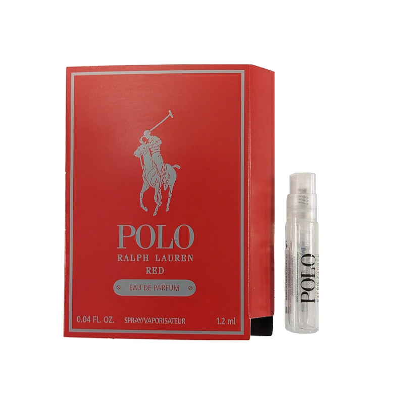 POLO RED 0.04 EAU DE PARFUM SPRAY VIAL FOR MEN- 100% Authentic