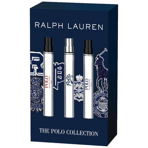 POLO RALPH LAUREN 3*10ML 3 PCS SET FOR MEN: POLO RED 0.34 EAU DE TOILETTE SPRAY + POLO 67 0.34 EAU DE TOILETTE SPRAY + POLO BLUE 0.34 EAU DE TOILETTE SPRAY- 100% Authentic