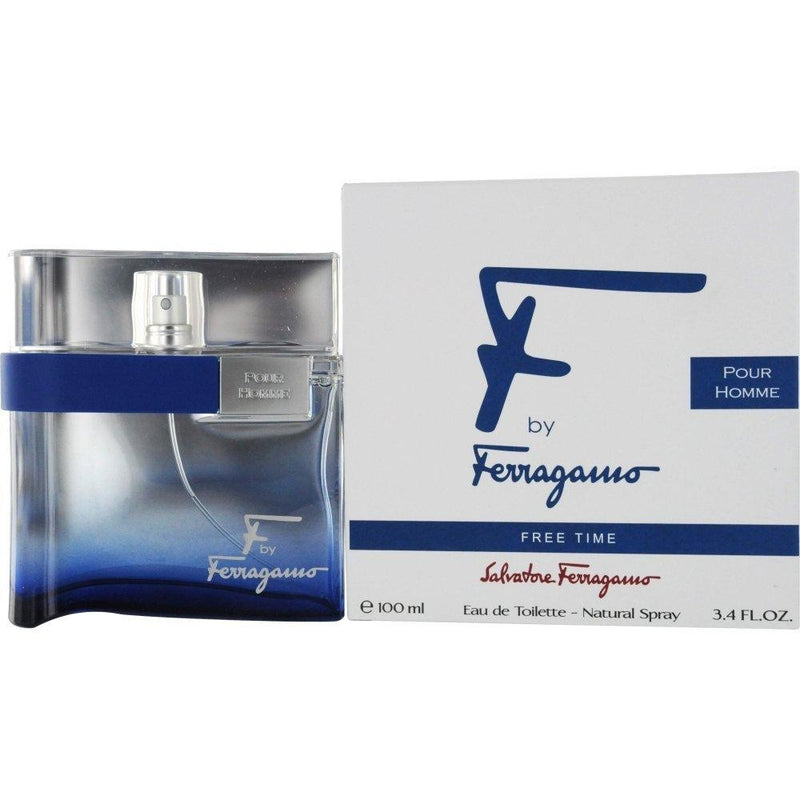 SALVATORE FERRAGAMO F BY FERRGAMO FREE TIME 3.4 EAU DE TOILETTE SPRAY- 100% Authentic