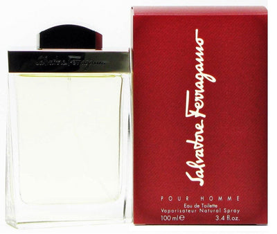 SALVATORE FERRAGAMO 3.4 EAU DE TOILETTE SPRAY FOR MEN- 100% Authentic