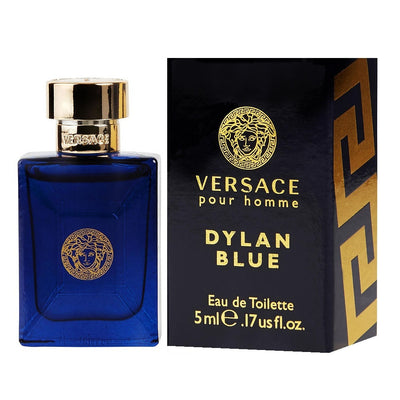VERSACE DYLAN BLUE 5 ML EAU DE TOILETTE MINI FOR MEN - 100% Authentic